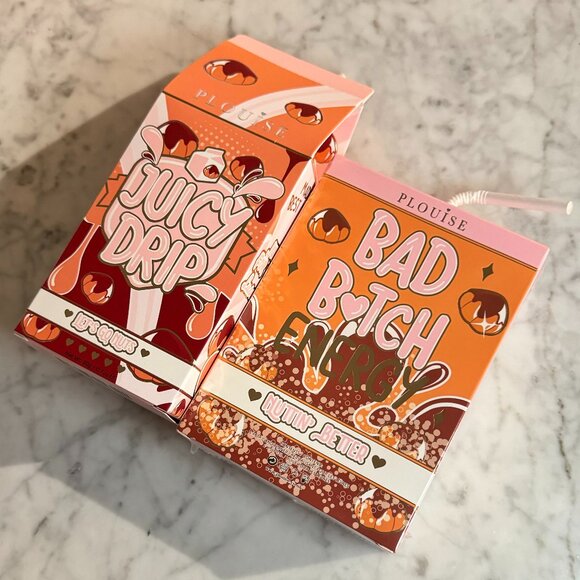 P.Louise Lip Bad B*tch Energy Lip Duo & Juicy Dip Lip Mask and Scrub Set | NEW - Picture 1 of 3